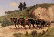 William Cruikshank Sand Wagon. oil painting
